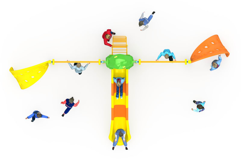 Halatlı Tırmanma B-PTR-200 PTR-212 | Parkur ve Halatlı Tırmanma Oyun Grupları | Erse Kent Mobilyaları